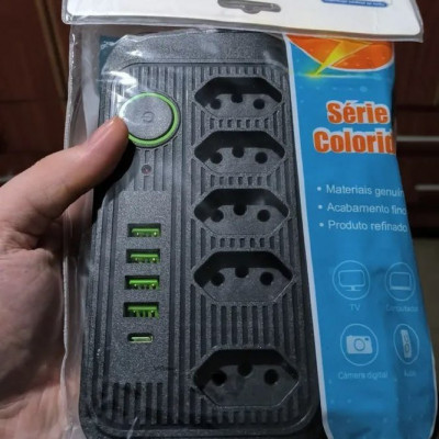 🔌 Extensão Coibeu Tomadas + Usb Bivolt
