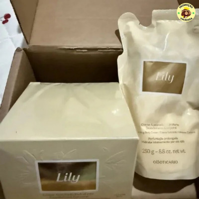 Combo Creme Acetinado Hidratante Desodorante Corporal Lily 2