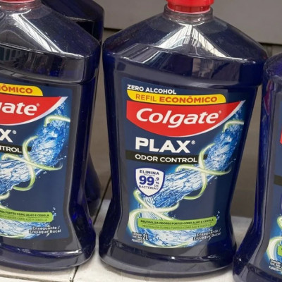 Enxaguante Bucal Colgate Plax Odor Control, Sem Álcool, 2L