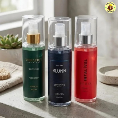 Kit Body Splash Vibration Blunn Infalivel FeroDe