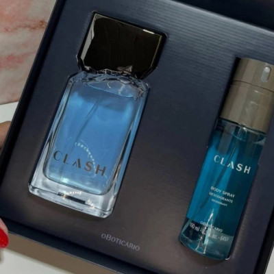 Kit Boticário Perfume Clash 100ml + Body Spray 100ml