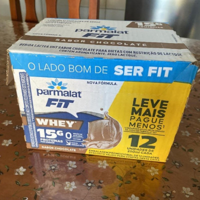 Parmalat Fit Bebida Proteica Chocolate 15g de Proteína 250mL – 12 Unidades