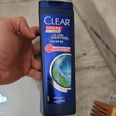 Clear Shampoo Men Anticaspa Ice Cool Menthol 400ml