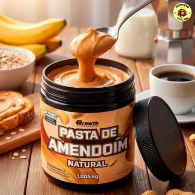 Pasta De Amendoim Integral Torrado 1kg Growth Supplements Natural