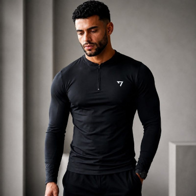 Camisa Térmica Manga Longa Com Zíper