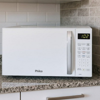 Microondas Philco 28L 1100W Branco - 127v