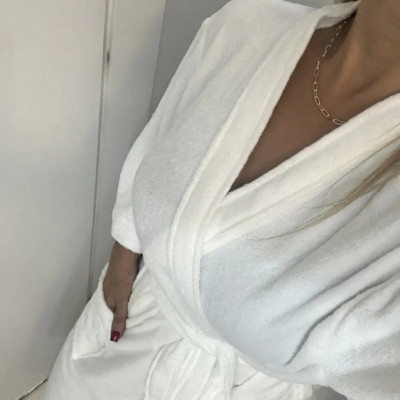Roupão Adulto Microfibra Inverno Branco