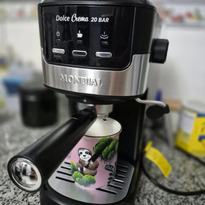 Cafeteira Espresso Dolce Crema Mondial 20 Bar