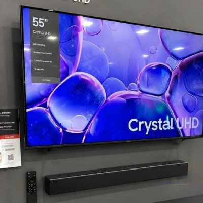 Samsung Smart Tv 55 Crystal Uhd 4k + Soundbar