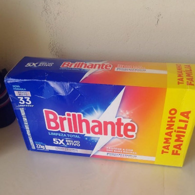 Sabão Em Pó Brilhante Limpeza Total 2,2kg