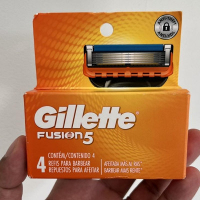 🪒 LÂMINA BOA DEMAIS Gillette Carga Para Aparelho De Barbear Fusion5 - 4 Unidades