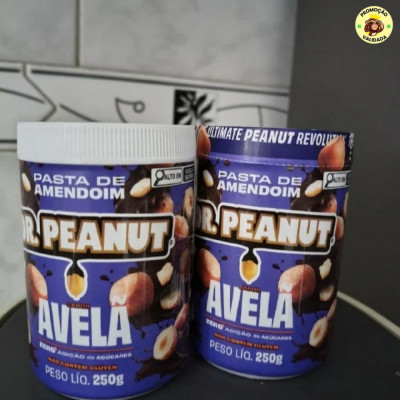 Dr. Peanut Pasta de Amendoim Avelã 250g com Whey Protein