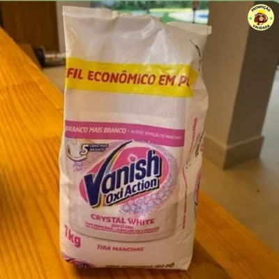 Tira Manchas Vanish em Pó Crystal White Oxi Action