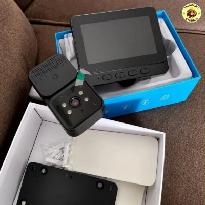 Vídeo Porteiro Campainha com Áudio Monitor Sem Fio
