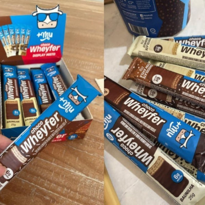 💪 Mu Chocowheyfer Proteico Caixa Mista - 12 unidades, 6g de proteína