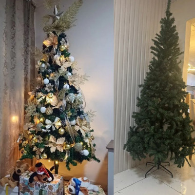 Árvore De Natal 2,10m Fácil Montagem