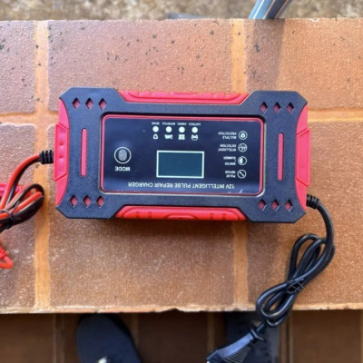 Carregador Inteligente de Bateria Automotiva 12v 6a Portátil