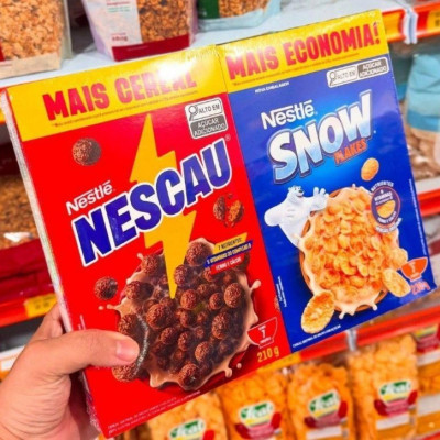 Kit Cereal Matinal Chocolate Nescau 210g + Snow Flakes 230g
