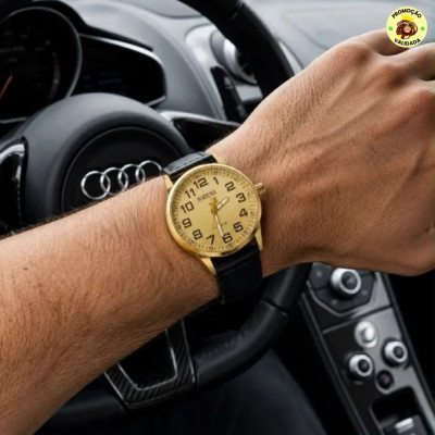 Relogio de Pulso Masculino Fortuna Old Money Minimalista