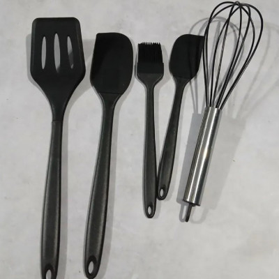 Kit 5 Utensílios Cozinha Silicone