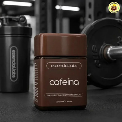 PRE-TREINO DE MACHO ALPHA 60 Capsulas Cafeina 100 Pura 200mg