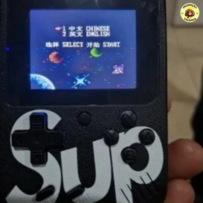 Transcoder Mini Game 400 Jogos Retrô Portátil Preto