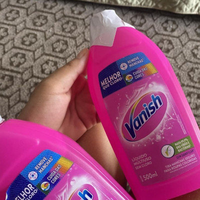 Tira Manchas Líquido Vanish Oxi Action Pink 500ml