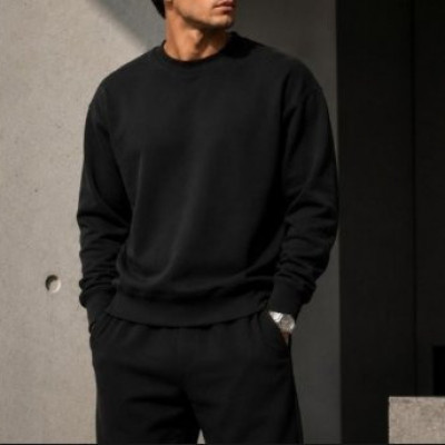 Kit 2 Blusa Moletom Masculino Gola Redonda