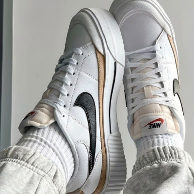 Tênis Nike Court Legacy Lift White Black