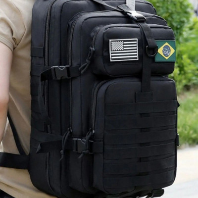 Mochila Tática Impermeável Grande 50 Litros