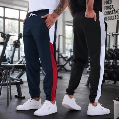 👖 Kit com 2 Calças Moletom Academia