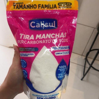 Percarbonato de Sódio Calisul 100% Puro Clareador Multiuso 500g