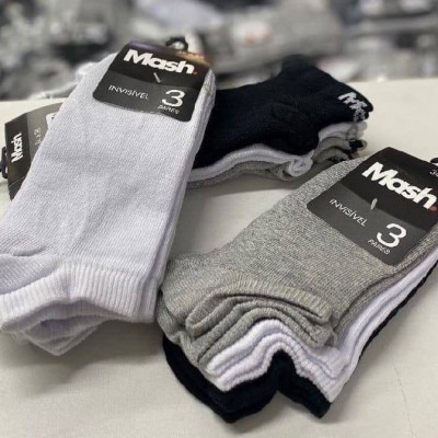Kit 10 Pares Meias Mash Invisível