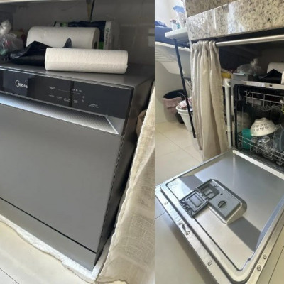 Lava Louças 8 Serviços Cinza Touch Plus Midea - 127v
