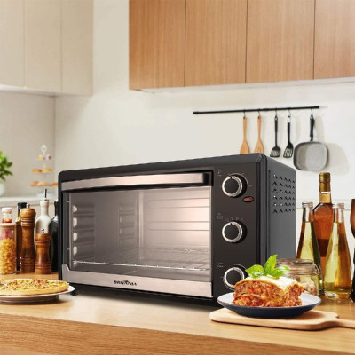 Forno Elétrico Britânia 44L Preto Dupla Resistência 1500W