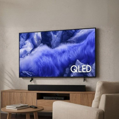 Samsung Combo: Smart AI TV 55 QLED Ultra 4K QEF1 + Soundbar