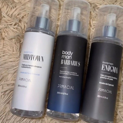 KIT DO HOMEM CHEIROSIN Kit Body Splash Masculino Barbarius + Enigma + Midtown 200ml