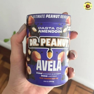 Dr. Peanut Pasta De Amendoim Avelã 250g - Com Whey Protein