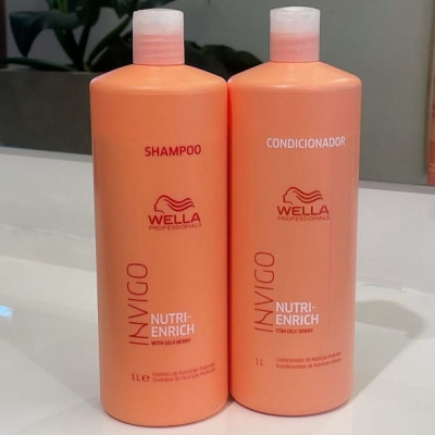 Kit Wella Invigo Nutri Enrich Shampoo Cond.