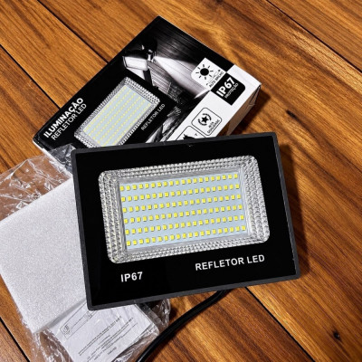 Kit 2 Refletor LED 400W IP67 Bivolt 6500K