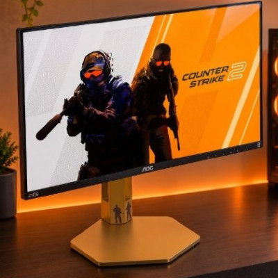 Monitor Gamer Aoc Agon Cs2 25'' 310hz preto/dourado