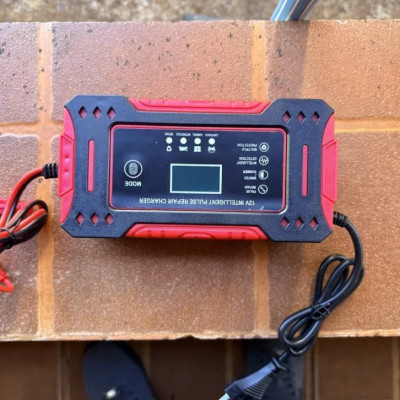 Carregador Inteligente de Bateria Automotiva 12v 6a Portátil