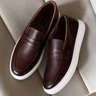 Sapato Loafer Mocassim Couro (2 Cores)