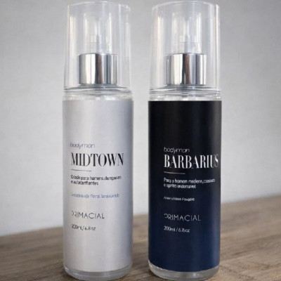 Kit Body Splash Masculino Barbarius e Midtown 200ml