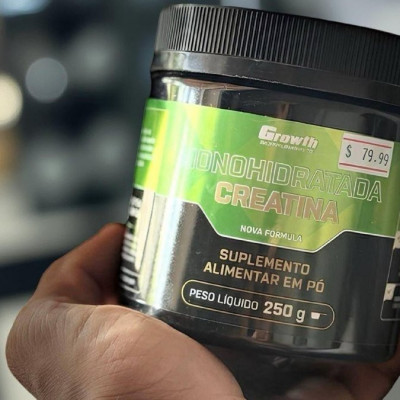 💪 Creatina Monohidratada 250g Growth Supplements