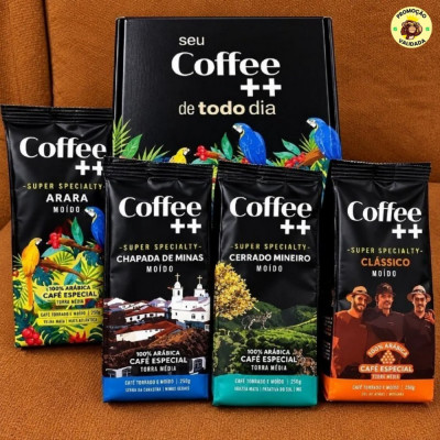Kit 4 Pacotes Café Especial Torrado e Moído