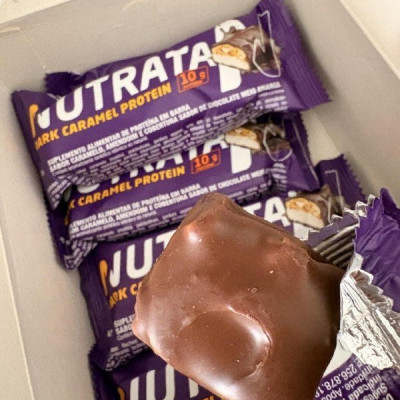 Nutrata Caramel Protein Dark Caramel - 12 unidades