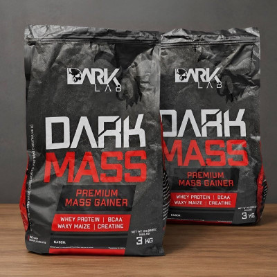 🍓 Hipercalórico Dark Mass 3kg Dark Lab Sabor Morango