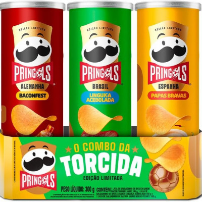 Salgadinho Pringles Tripack Festa do Futebol