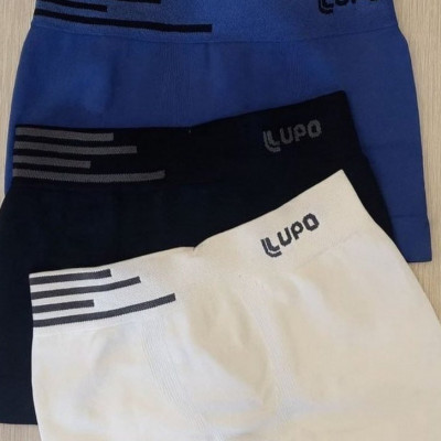 Kit 6 Cuecas Lupo Boxer Basic Microfibra
